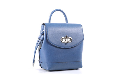 elena mini backpack black Mini-Elena: Italian Made Leather Backpack – LEISARÀ
